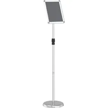 vidaXL Messestände Silber 25 x 25 x 125 cm Aluminium