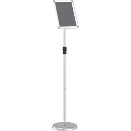vidaXL Messestände Silber 25 x 25 x 125 cm Aluminium