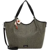 TAMARIS Shopper Synthetik Gelb/Black