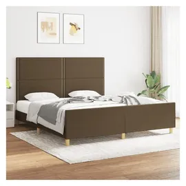 vidaXL Bettgestell 180 x 200 cm Dunkelbraun