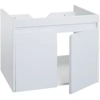 Mendler Waschbeckenunterschrank HWC-L86, Badezimmer Unterschrank, FSC® 2 Türen 48x59x46cm