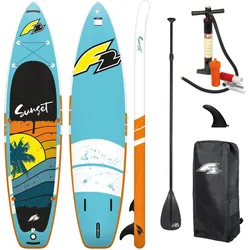 F2 SUNSET 10'2'' SUP Board Stand Up Paddle aufblasbar Surfboard One Size