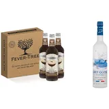 Fever-Tree Espresso Martini Mixer 3 x 500ml mit GREY GOOSE Premium-Vodka 0,7l