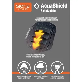 Siena Garden AquaShield 150 x 105 x 165 cm hellgrau