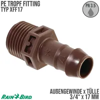 Rain Bird Adapter 3/4" x 17 mm Kunststoff braun