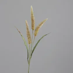 Kunstpflanze Gras - gelb