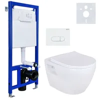 Aloni Hänge-WC mit WC-Sitz Weiß