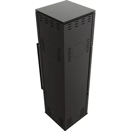 Kratki REN/M Stahl Schwarz/Abdeckplatte Glas