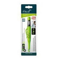 Pica-Marker Dry Longlife Automatic Pencil Druckbleistift 2B 2.8mm schwarz/grün, Blister, Anspitzer (3030/SB)
