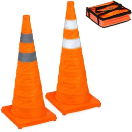 Relaxdays Pylonen 70 x 29 x 29 cm Orange