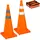 Relaxdays Pylonen 70 x 29 x 29 cm Orange