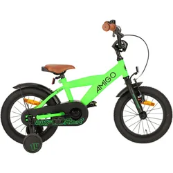 AMIGO Kinderfahrräder Jungen Explorer 14 Zoll 21,5 cm Jungen Rücktrittbremse 14