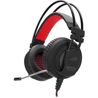Speedlink MAXTER Stereo Headset - Gaming Headset mit flexiblen Mikrofon, Kabelfernbedienung, für PS4, schwarz