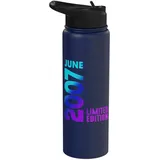 Juni 2007 Limited Edition Retro 2007 Vintage Jahr 2007 Stainless Steel Insulated Water Bottle