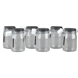 Siena Garden Drahtbügel-glas 'cucinare' 1,0 l mit Stift & Schwamm