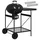 vidaXL Holzkohlegrill mit Räuchertuben 91 x 71 x 107 cm schwarz