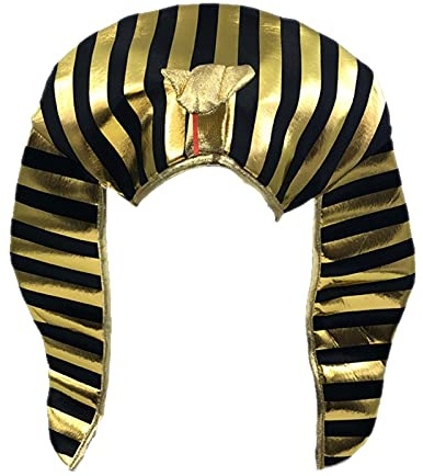 ARMED ÄGyptischer Pharao KostüM Pharao Hut Kopfschmuck Vergoldeter für Ankleiden Motto Party Bedarf