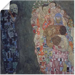 Artland Wandbild »Tod und Leben. Vollendet 1916.«, Religion, (1 St.), als Alubild, Outdoorbild, Leinwandbild, Poster in verschied. Größen Artland Farbe Bild(er): bunt