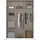 Rauch Drehtürenschrank »Reflect«, mit Spiegelfront, inkl. praktischer Inneneinteilung und Stoffboxen-Set Grau