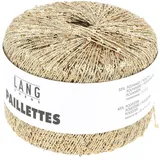 Lang Yarns Häkelwolle Paillettes Beige/Grün 112 m