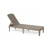 KETER Allibert Sonnenliege Jaipur 187 x 58 x 29 cm cappuccino/braun