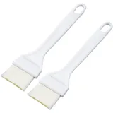 Cabilock Silikon Küchen Backpinsel BBQ Werkzeug Kunststoffgriff Basting Brush Für Ö Sauce Kuchen Und Gebäck Ideal Zum Grillen Und Backen