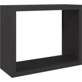 vidaXL Brennholzregal Schwarz 100x40x80 cm Stahl