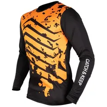 CATCH & KEEP Torwarttrikot Orange Protection I Torwarttrikot & Damen I Torwarttrikot mit Polsterungen an den Ellbogen I Atmungsaktives Material I Gr. 128 - 128