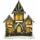 Noor Noor, Weihnachtsbeleuchtung, Kirche aus Holz mit LED Beleuchtung