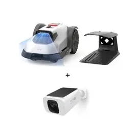 eufy Mähroboter C15 Standard Kabellos, bis 500 m2 + Garage - Grau