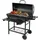 LUND Mobiler Holzkohlegrill schwarz