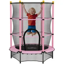 Homcom Kindertrampolin 140 cm Rosa