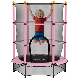 Homcom Kindertrampolin 140 cm Rosa
