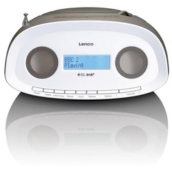 Lenco SCD-69TP Boombox mit DAB+ / FM-Radio und CD-Player (USB, AUX, MP3) Digitalradio (DAB)