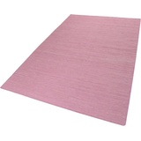 Esprit Teppich »Rainbow Kelim«, rechteckig, Flachgewebe aus 100% Baumwolle, Wohnzimmer, Kinderzimmer, einfarbig 532214-3 rosa 5 mm,