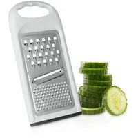 Metaltex Universalreibe mit Gummilippe, Edelstahl