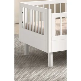 Vipack Kinderbett Forrest Juniorbett 70 x 140 cm Buche massiv weiß