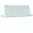 TeckNet Slim Kabellose Tastatur, Deutsches Layout, 78 Tasten Mini Wireless Tastatur mit Nano USB Empfänger für Windows/Chrome OS Smart TV - Grün