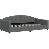 vidaXL Tagesbett Dunkelgrau 100x200 cm Stoff1842896