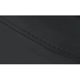 HIMOLLA Sofa Leder 2-Sitzer Schwarz
