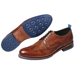 Gordon & Bros Herren Businessschuhe Braun einfarbig - 40