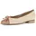 Gabor Pumps beige braun Bast Ballerinas 85.102.48 für Damen, braun, Größe 42 EU / 8 UK