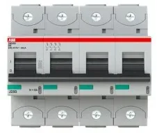 ABB Hochleistungs-Sicherungsautomat S804N-D8 4P, D-Charakt., 8A 2CCS894001R0081 S804ND8