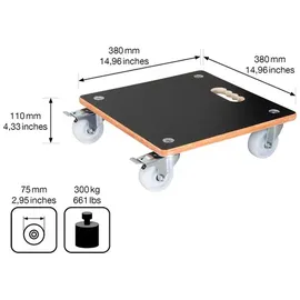 Wagner MAXIGRIP Pflanzenroller 38 x 38 x 11 cm Holz