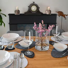 Dune Design Kaminumrandung 107x18x100cm Schwarz