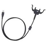 CipherLab SNP-RS35-USB Snap-On USB Client Cable with, ARS35SNPNUN01 USB-Kabekschalenmontage, CipherLab, RS35, Schwarz,