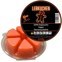 WonderWax Duftwachs WonderWax® Duftwachs Kreis 6 pcs Neon (Lebkuchen), Duftrichtung: Lebkuchen