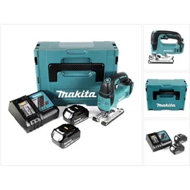 Makita DJV182RTJ inkl. 2 x 5,0 Ah + Ladegerät + Makpac Gr. 2