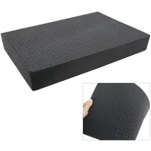 HMF 1456-90 Rasterschaumstoff Würfelschaum, 345 x 550 mm Double-Size Koffereinlage Tabletop Höhe: 90 mm