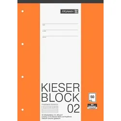 BRUNNEN 1042942 KIESER-Block A4 KIESER 22200, Kontrastlineatur, Lin. 2